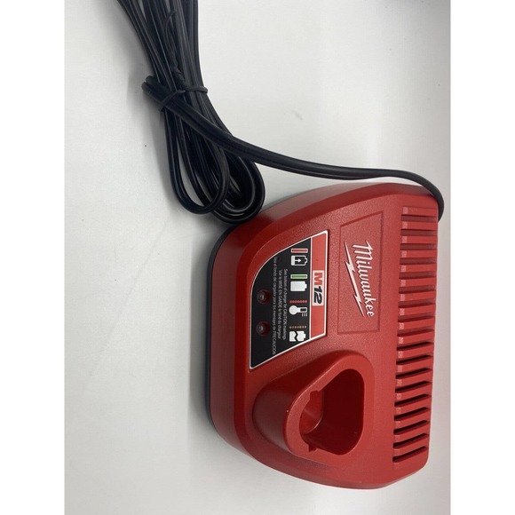 Milwaukee 48-59-2401 M12 12V 12 Volt Lithium Ion Battery Charger Genuine OEM - Picture 8 of 10
